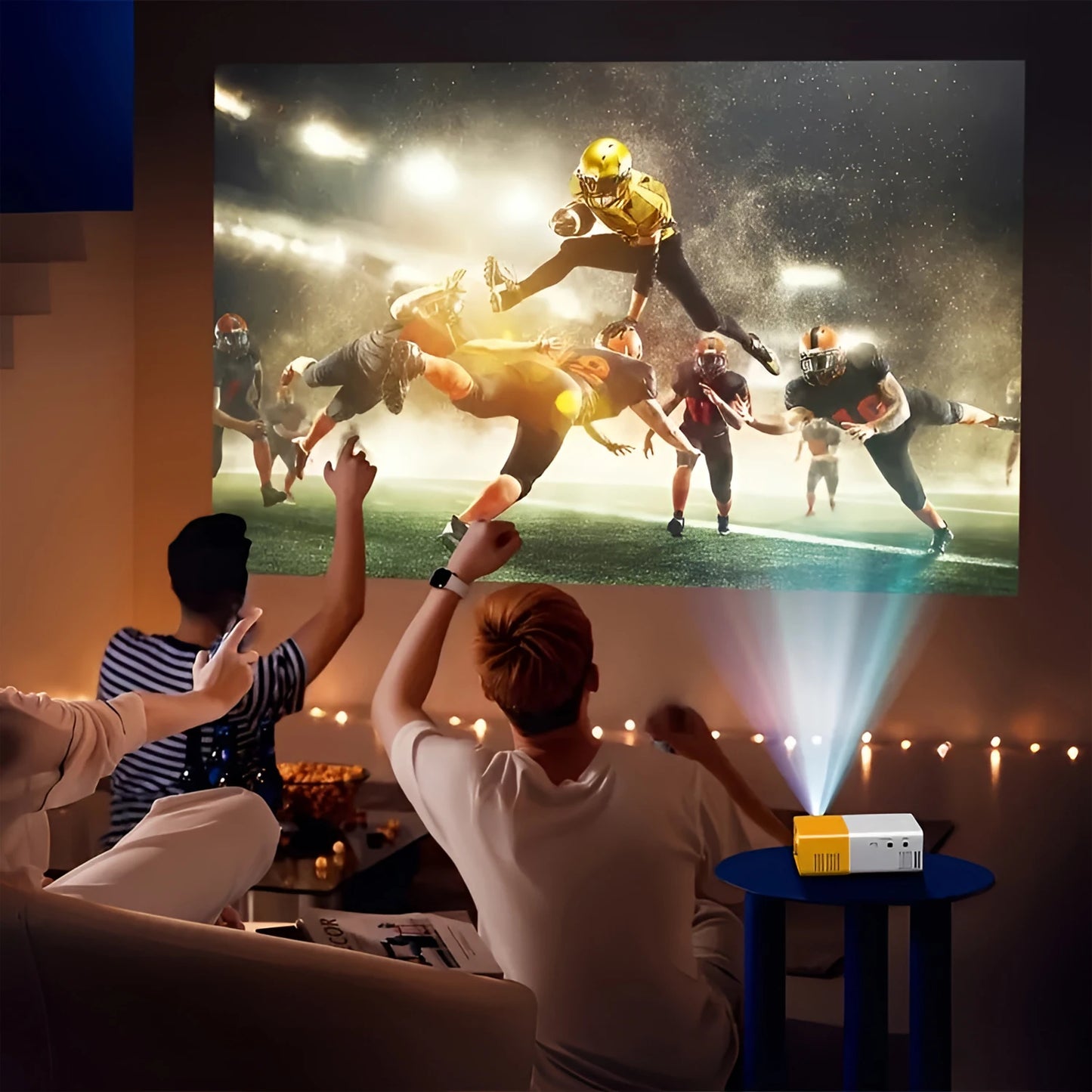 YG300 Mini HD 320x240p Outdoor Projector Home theater LED Videoprojector Projector Portable YG300 LED Smart Projector for Travel