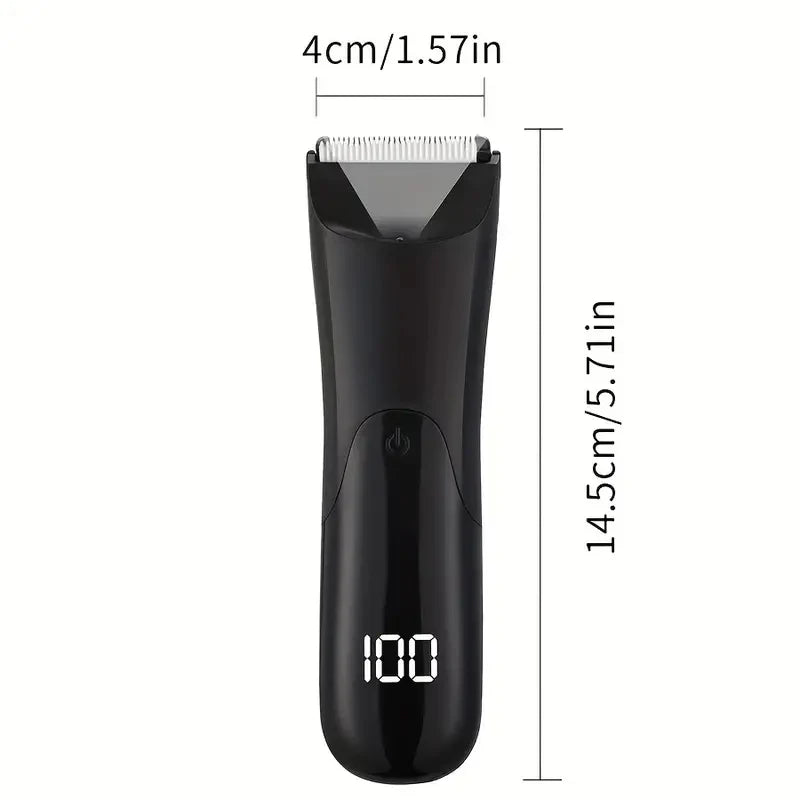 Mens Body Hair Trimmer for Men Balls Women Lady Shaver Hair Removal Bikini Trimmer Groin & Body Shaver Groomer Arm Beard Razor