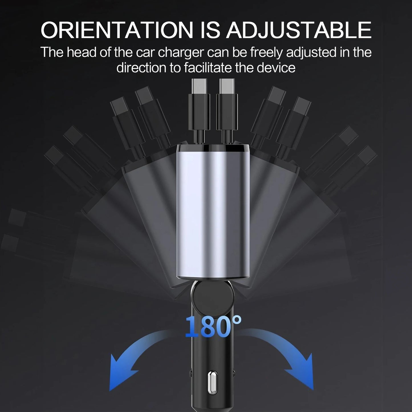 High Quality 3.1A Dual USB Car Charger 2 Port LCD Display Voltmeter 12-24V Cigarette Lighter Socket Car Charger Adapter