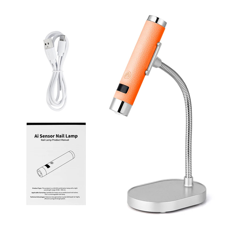 Auto-Sensing UV Nail Dryer Handheld Nail Lamp UV Light Nail Lamp Dryer Nail Curing All Gel Polish Manicure Lamp Nail Art Tool