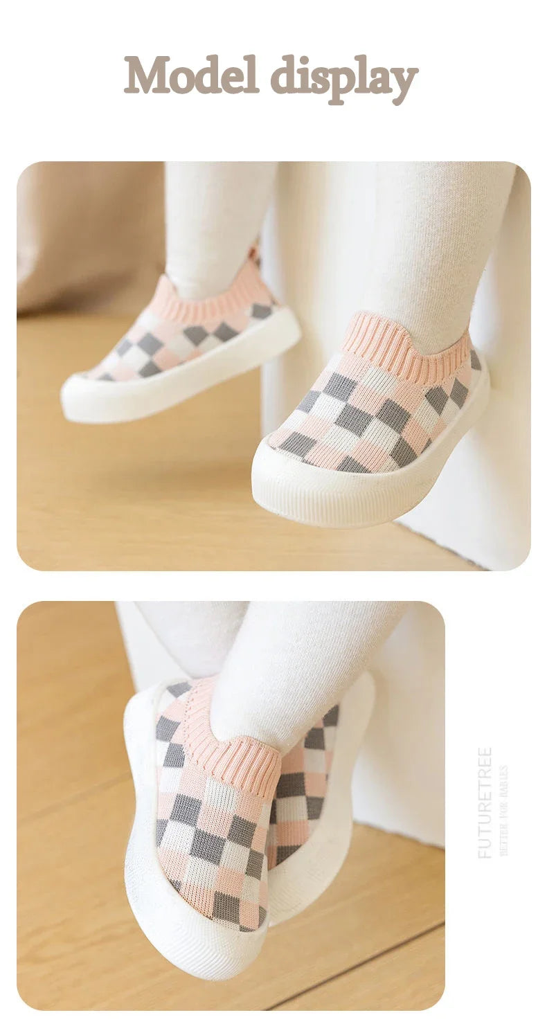 Baby shoes with soft soles, baby walking shoes, versatile, breathable, non slip sports shoes, spring and autumn new fashionable