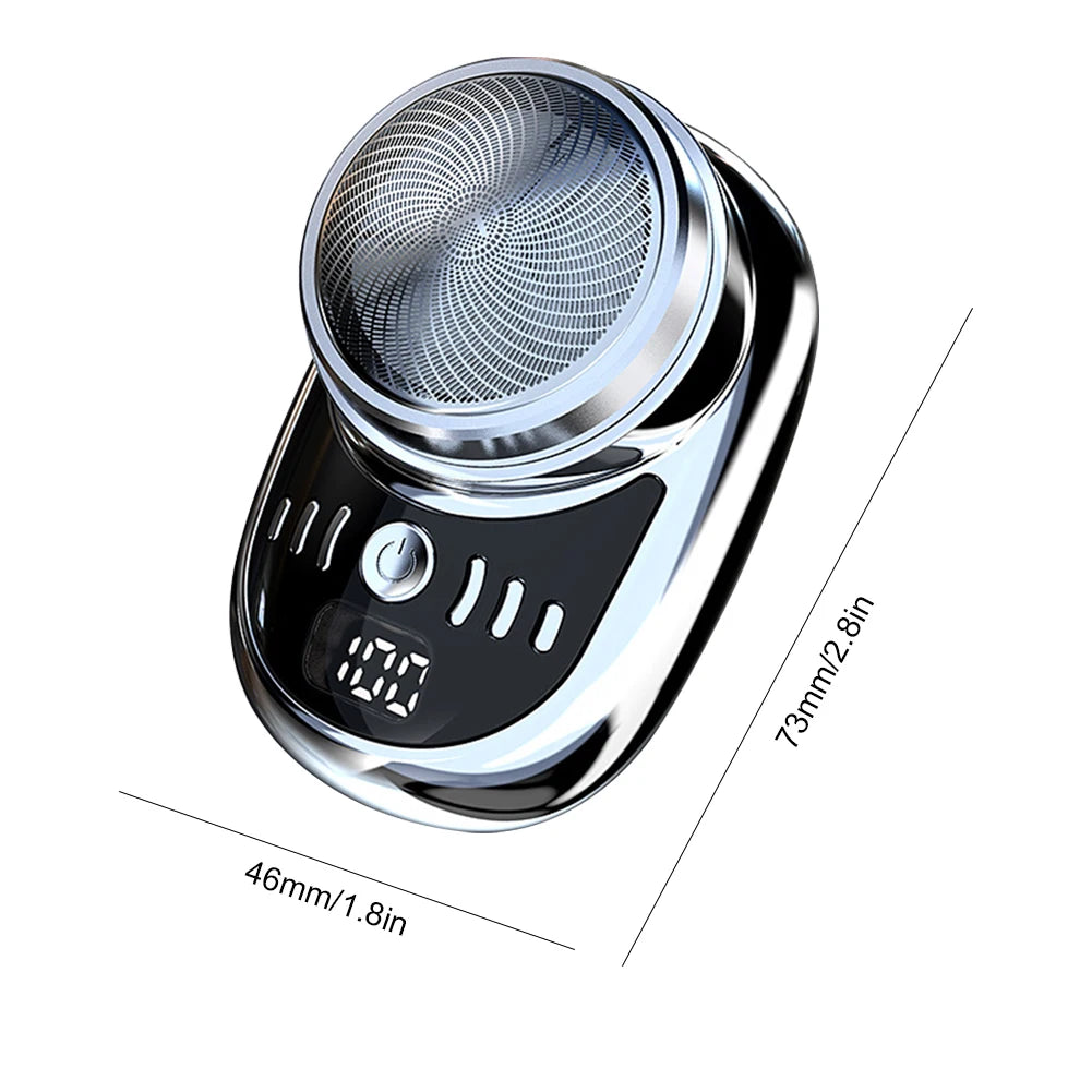 Mini Electric Travel Shaver For Men Pocket Size USB Charging Portable Painless Cordless Trimmer Knive Face Beard Razor