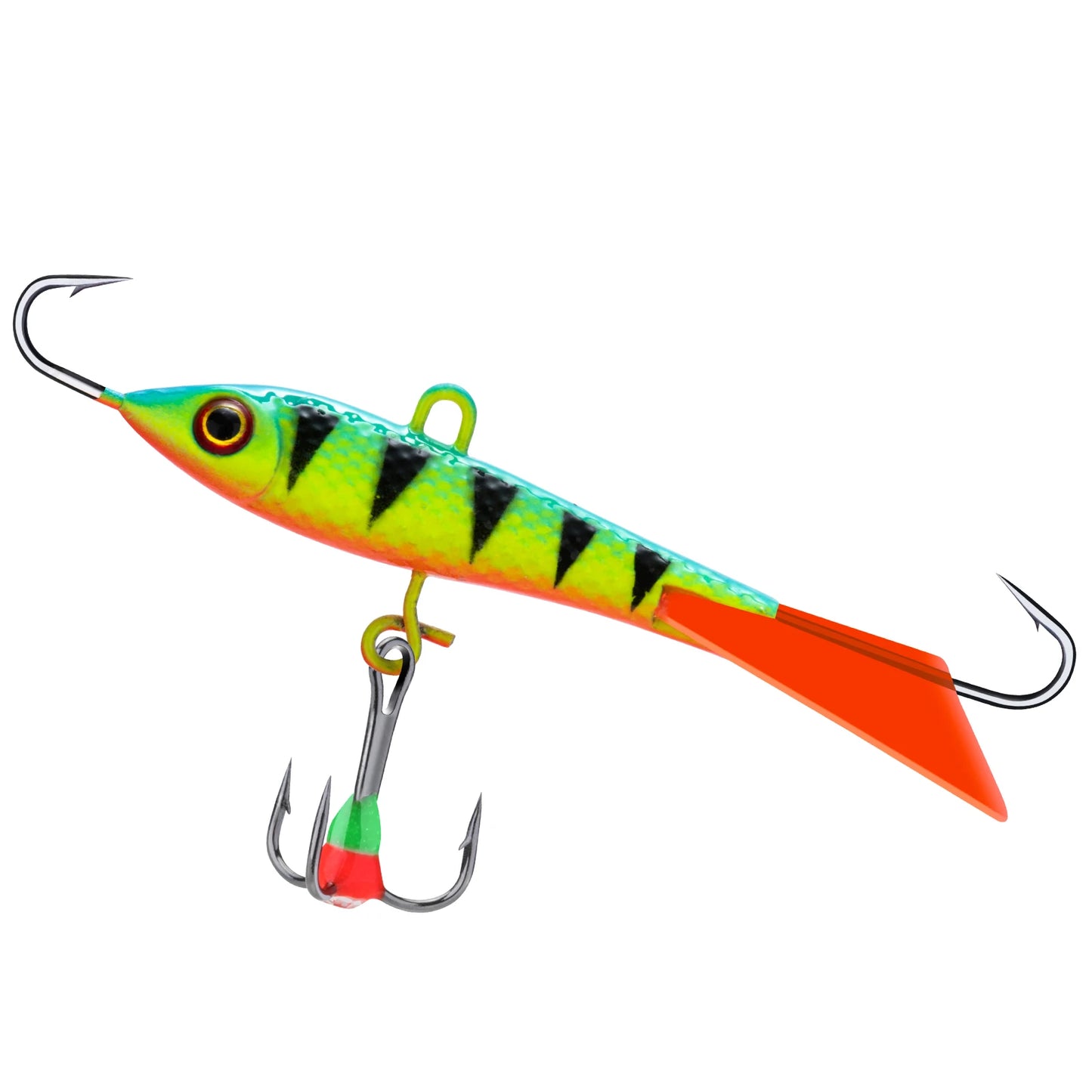 Goture 40mm 12g Winter Ice Fishing Lure Balancer 3D Eyes Jig Bait Artificial Hard Lure Jigging Balanced Fishing Bait Wobbler Set
