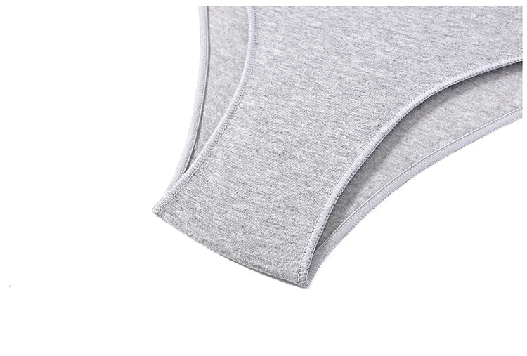 Meet'r Comfortable Cotton Underwear for Women Breathable Low Waist Panties, Seamless Lingerie Oversize Yoga Shorts