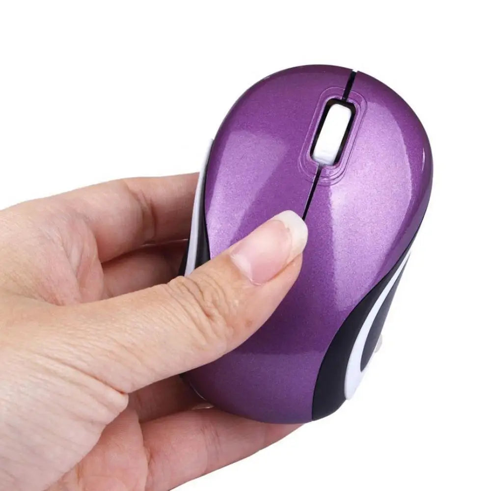 Wireless Mini Mouse Computer Gaming Small Portable Mause 1600DPI Optical USB Ergonomic USB Mice For PC Laptop Gift