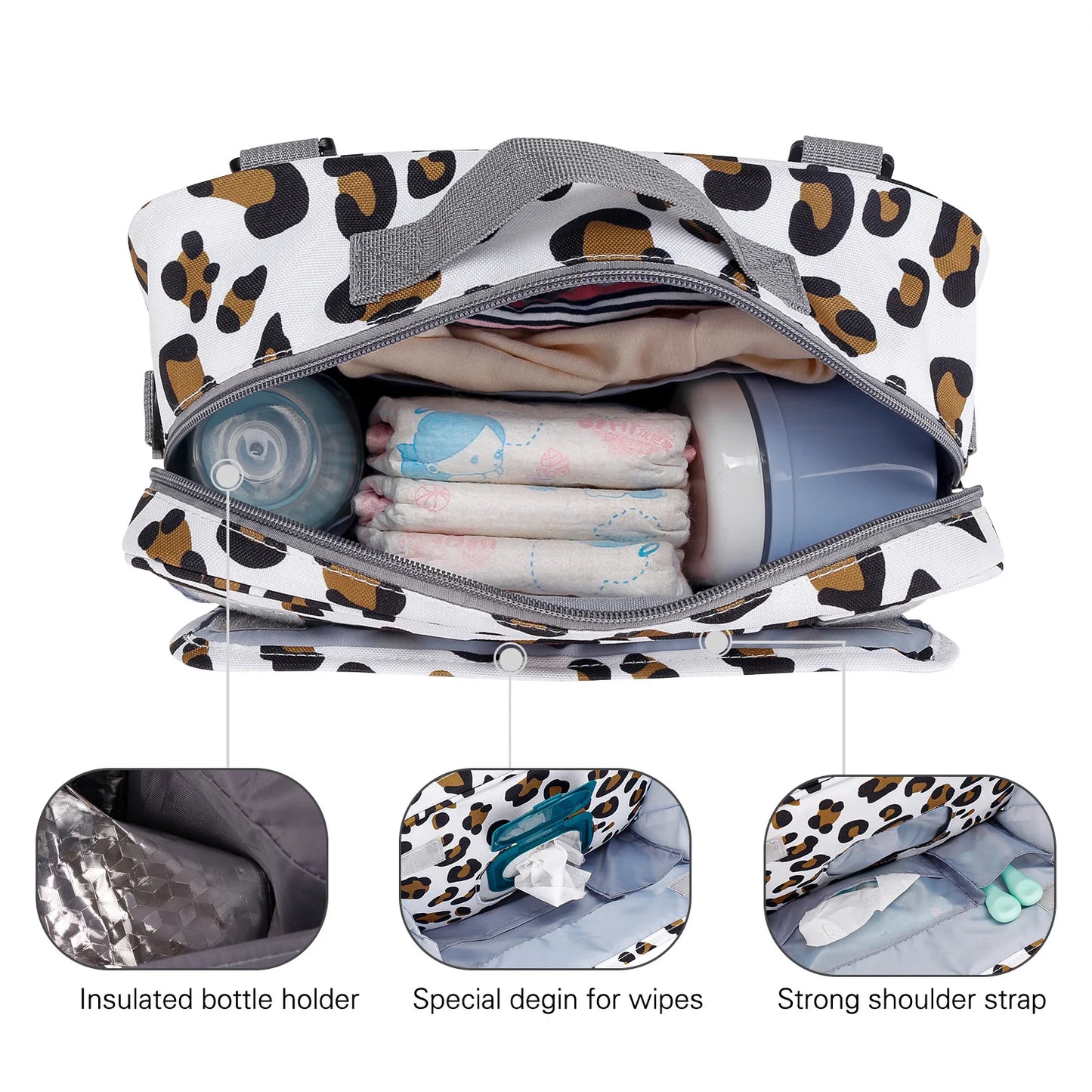 Mummy Diaper BagStroller Organizer Bags Mummy Large Capacity Travel Hanging Bag Bottle Holder Pram Diaper Bags Baby Stroller Bag