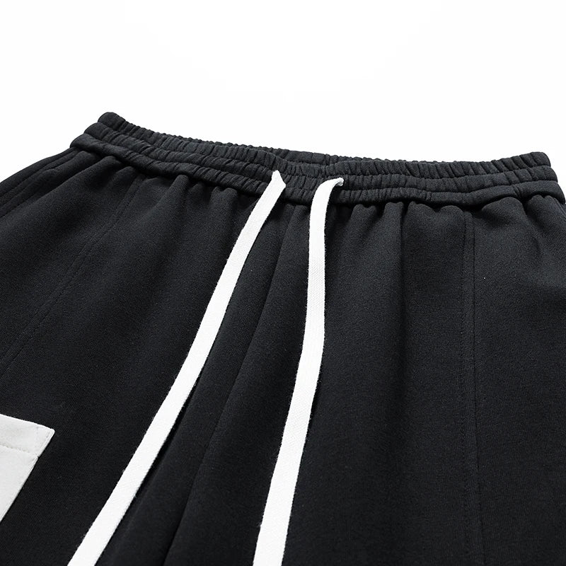 Plus Size Men 8XL Sweatshirts Set Pocket 6XL 7XL Oversized Jogging Streetwear Sport Street Male 2025 Long Sleeve Tops Pants Suit