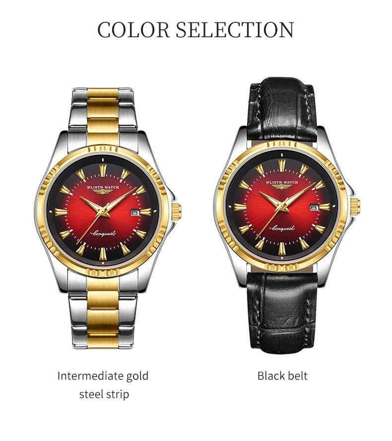 High end business men's quartz watch, fashionable and versatile watch, Valentine's Day gift for boyfriend