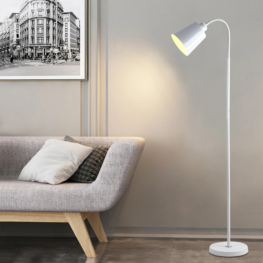 Modern Floor Lamp Adjustable Gooseneck Led Sofa Floor Lights Living Room Bedroom Study Indoor Decoration Standing Floor Lamp