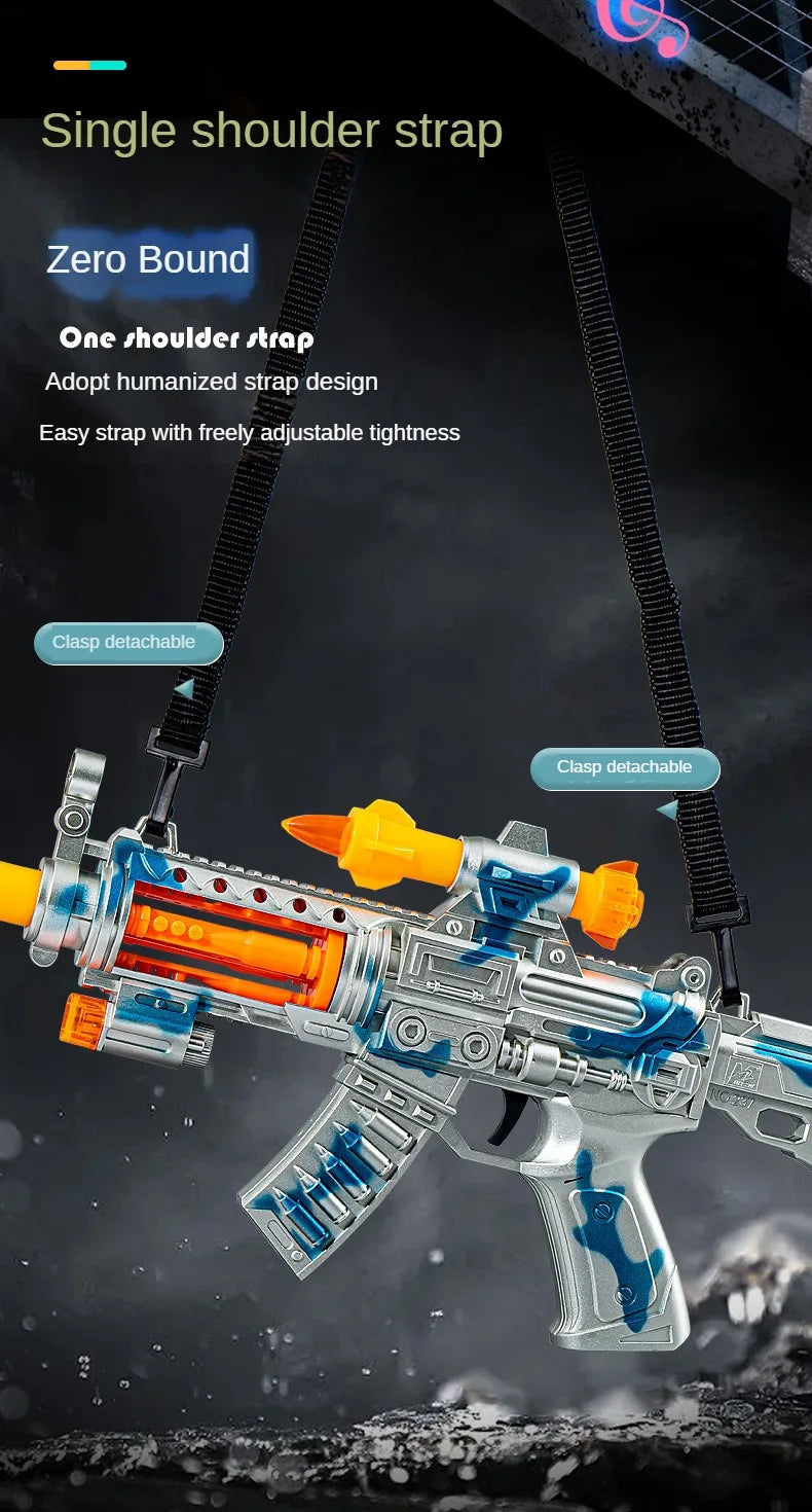 Children Electric Toy Gun Realistic Machine Submachine Gun Model Like Real Guns with Sound Light Effects Non-firing Kids Gifts