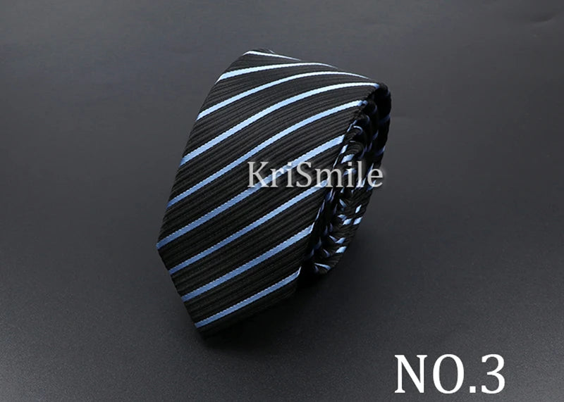 Mens 5cm Slim Tie Striped Plaid Red Black Narrow Necktie For Wedding Party Business Men Formal Suit Shirt Cravats Accessory Gift