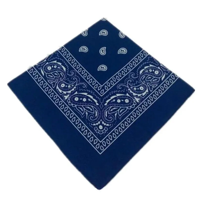 Fashion Hip Hop  Bandana Square Scarf Cowboy Cashew Black Red Paisley Headband Print For Women/Men/Boys/Girls