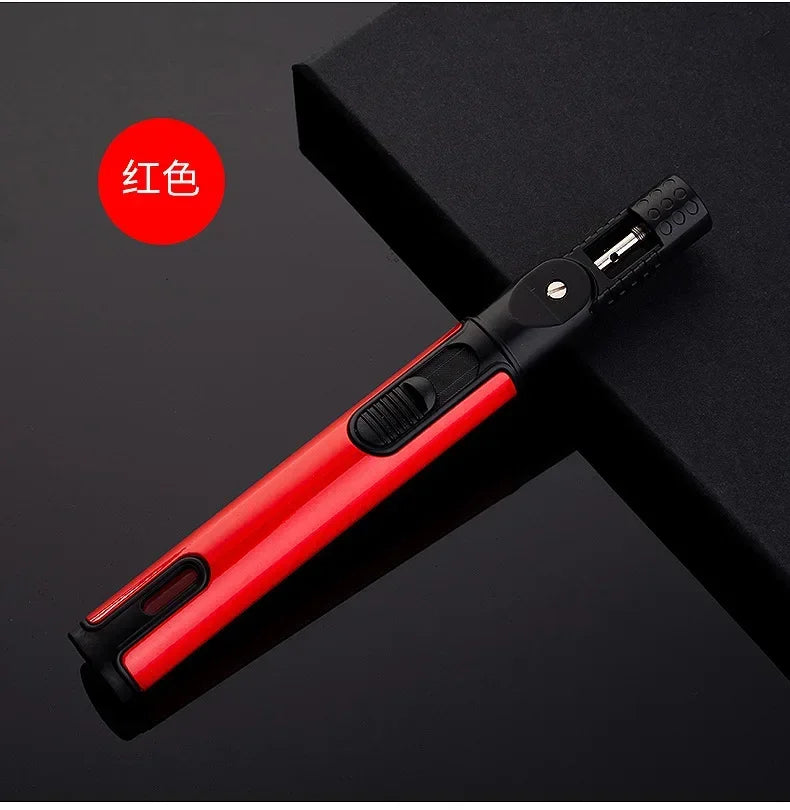 Mini Cordless Torch Blow Torch Pen Shaped Gas Soldering Iron Gun Welding Tool Soldering Iron Flamethrower Butane Torch Gun