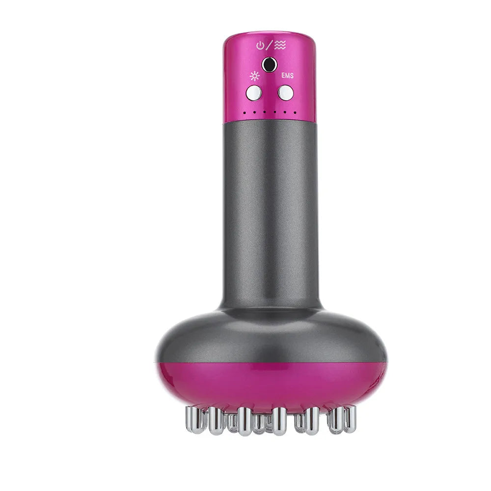 Rechargeable Guasha Massager Body Shaping Heating Meridian Scraping Brush Lymphatic Drainage Machine Fat Burner
