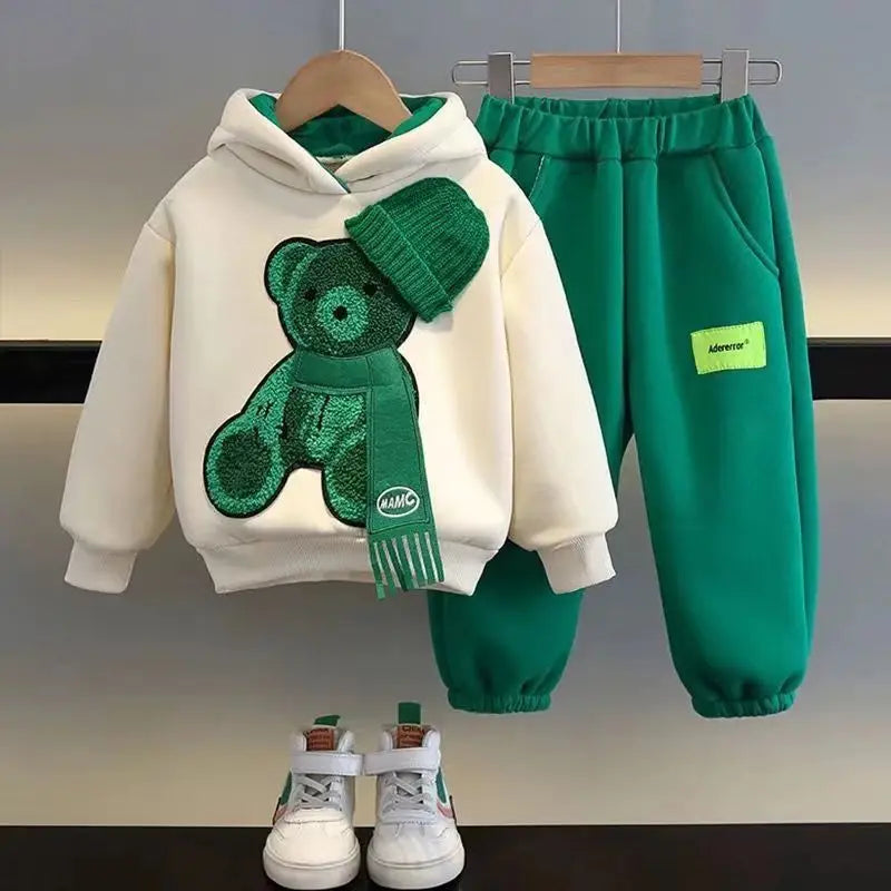 2 3 4 5 6 7 8 9 Y Children's Autumn Set 2023 New Fashion Korean Edition Boys and Girls' Long Sleeve Sweater Pants Two Piece Set
