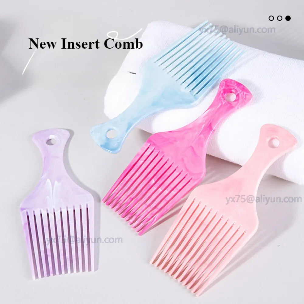 Professional Barber Hair Styling Afro Comb Hairdressing Curly Hair Pick Tools Suitable for Natural Curly Hair Расческа Для Волос