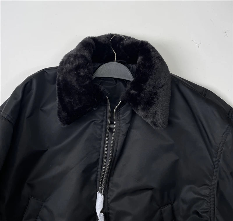 8281/657 Winter fur  collar for men's thick cottont jacket 8281657 winter jacket  coats