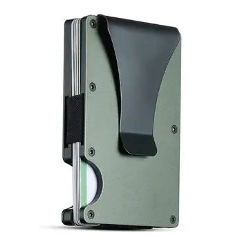 Minimalist Wallet for Men & Women - Slim RFID Wallet, Scratch Resistant, Credit Card Holder & Money Clip, Easily Removable Money