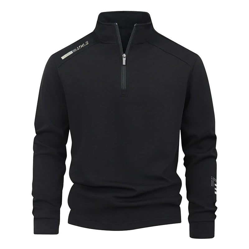 Plus Size Men's Sweatshirts 1XL-7XL Loose Fit Pullover Spring Autumn Casual Long Sleeve Stand Collar Zipper Top Streetwear 185KG