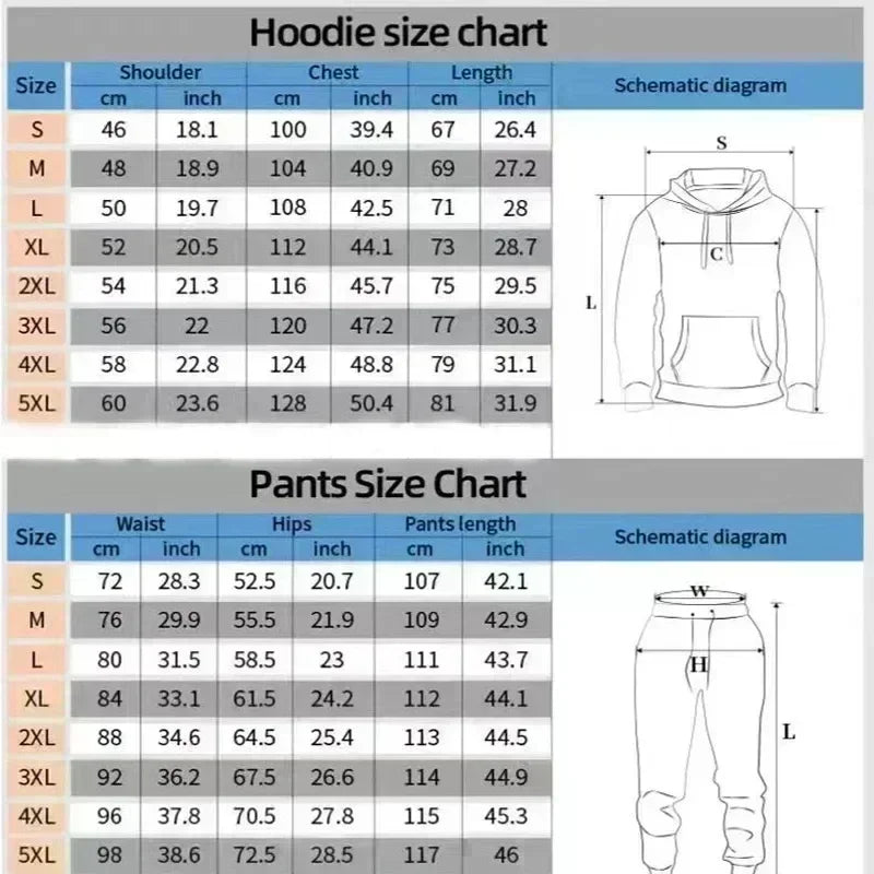 Tracksuits Men Casual Solid Warm Suits Hoodies Sweatpants Autumn Winter Pullover Sweatshirts Pants Sports Suit Two Piece