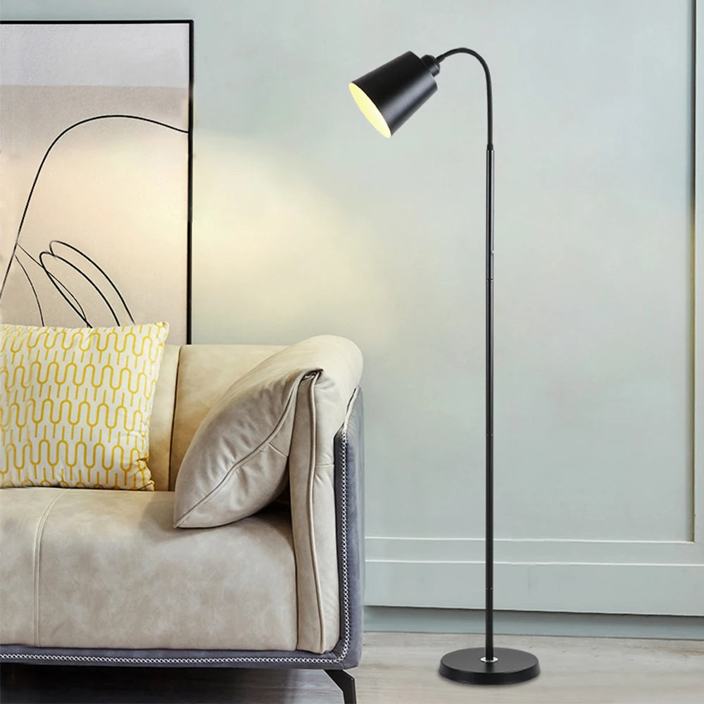 Modern Floor Lamp Adjustable Gooseneck Led Sofa Floor Lights Living Room Bedroom Study Indoor Decoration Standing Floor Lamp