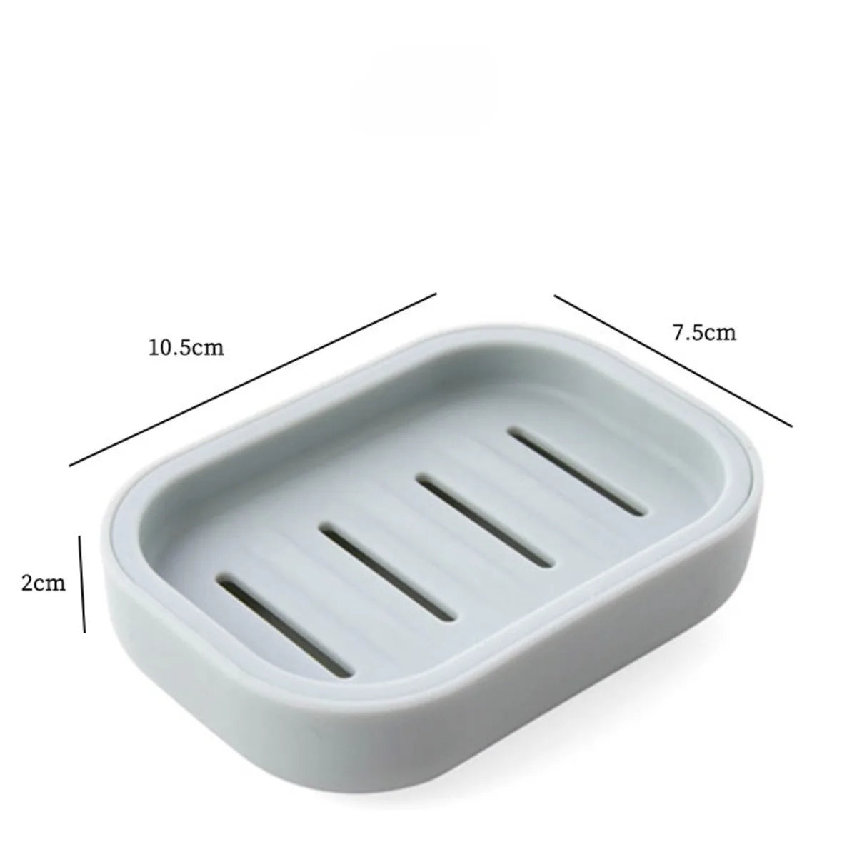 Double Layer Square Soap Dish with Cover Plastic Drain Toilet Soap Box Household Bathroom Travel Portable Creative Storage Box