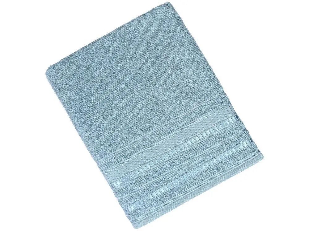 Delicata Garden Blue Satin 4 Pieces Atlantic Bath Towels Set