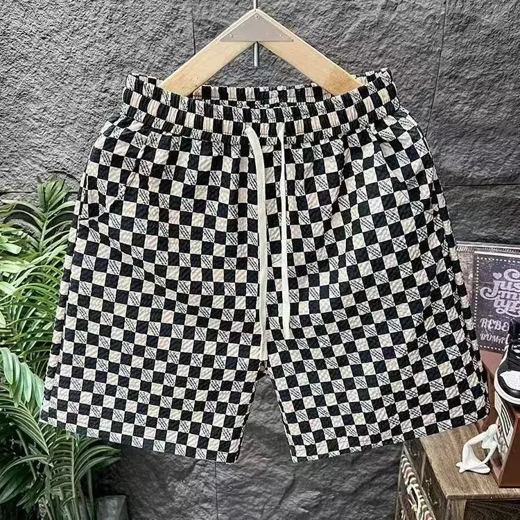 Summer casual shorts thin loose fashionable men's ins sports five-point beach pants