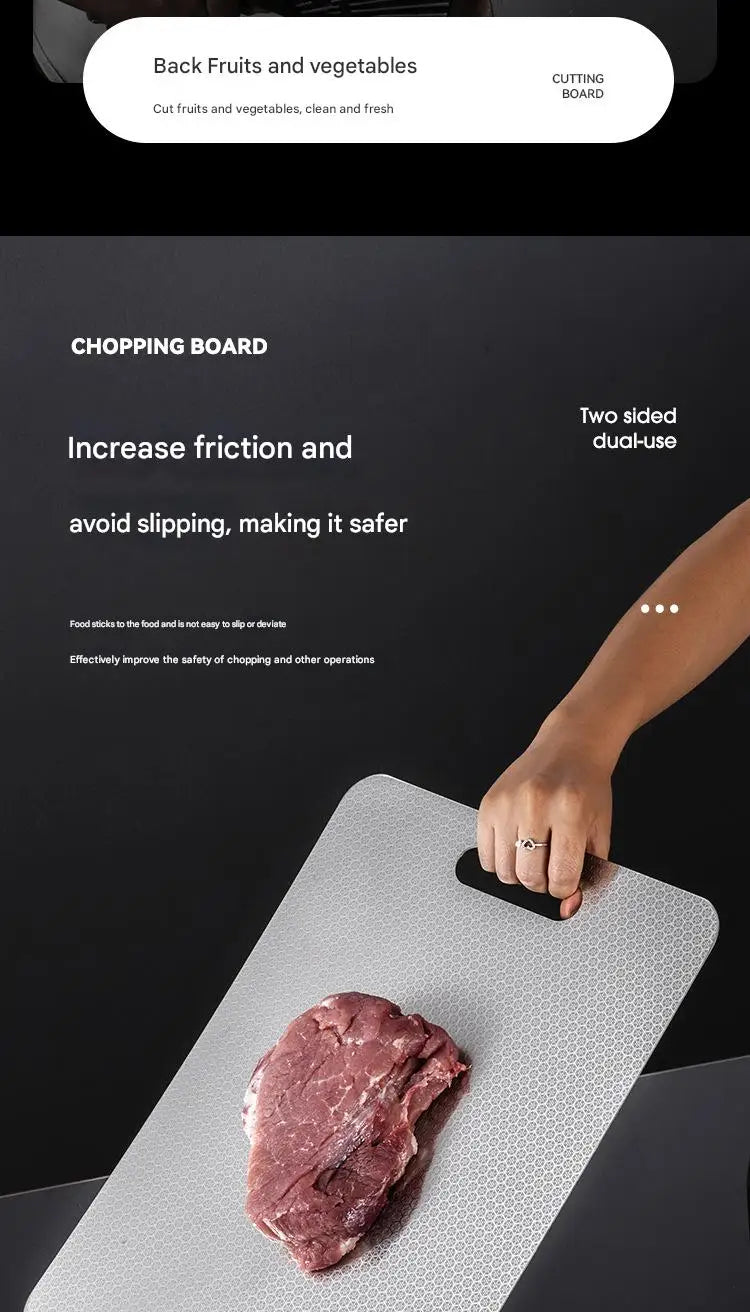 316 Stainless Steel Beehive Double-sided Thickened Cutting Board Antibacterial Mildew-proof Kneading Dough Board Cutting Board