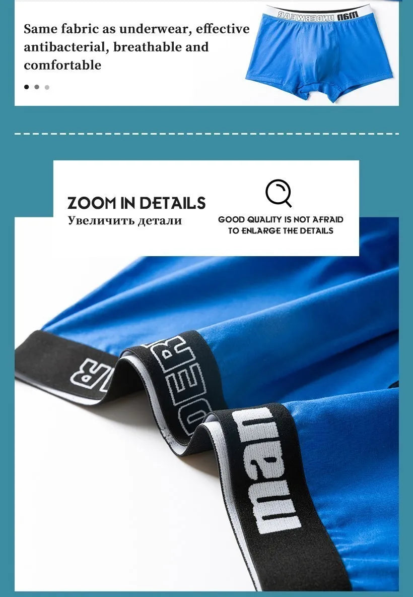 Men Boxers Shorts Underwear Men Home Underpants Printed Men Boxer Cuecas Cotton Soft Male Panties Homme Underwear Men