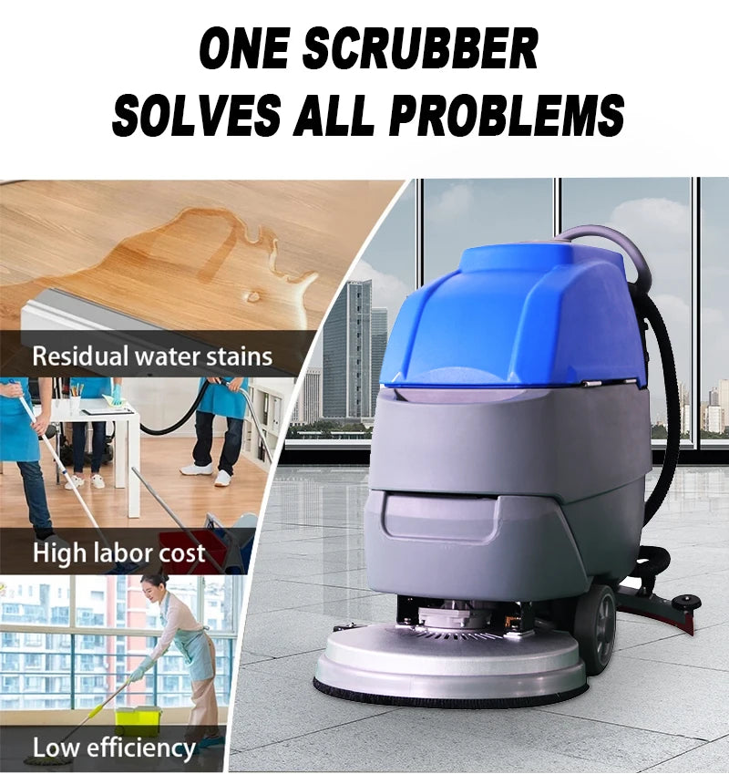 K2 Brand New Self-propelled Floor Scrubber Wireless Automatic Floor Scrubber Epoxy Floor Scrubber