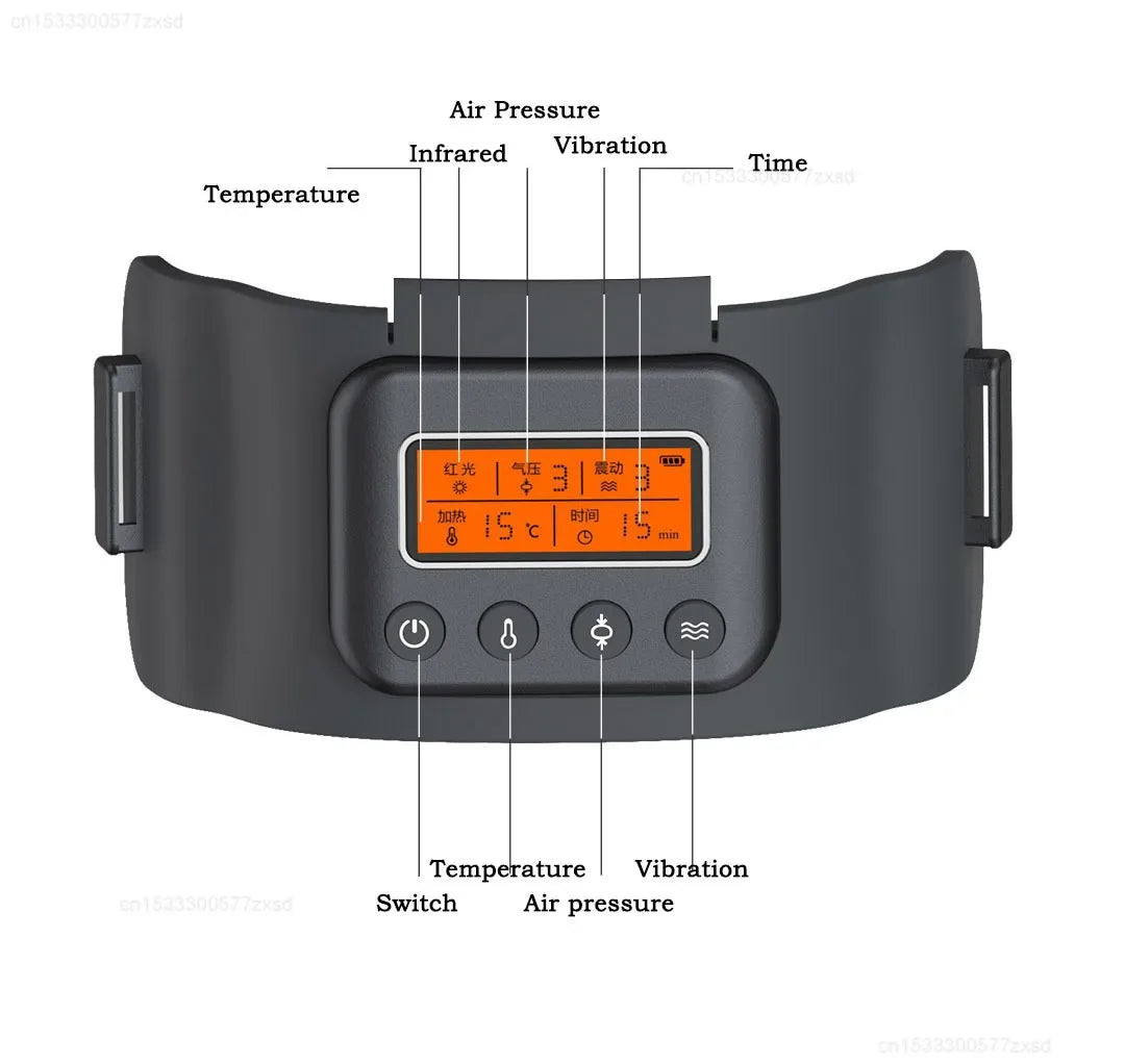 Xiaomi Pangao Intelligent Knee Massager Air Pressure Massage Infrared Heating Physiotherapy Instrument Knee oint Pain Relief