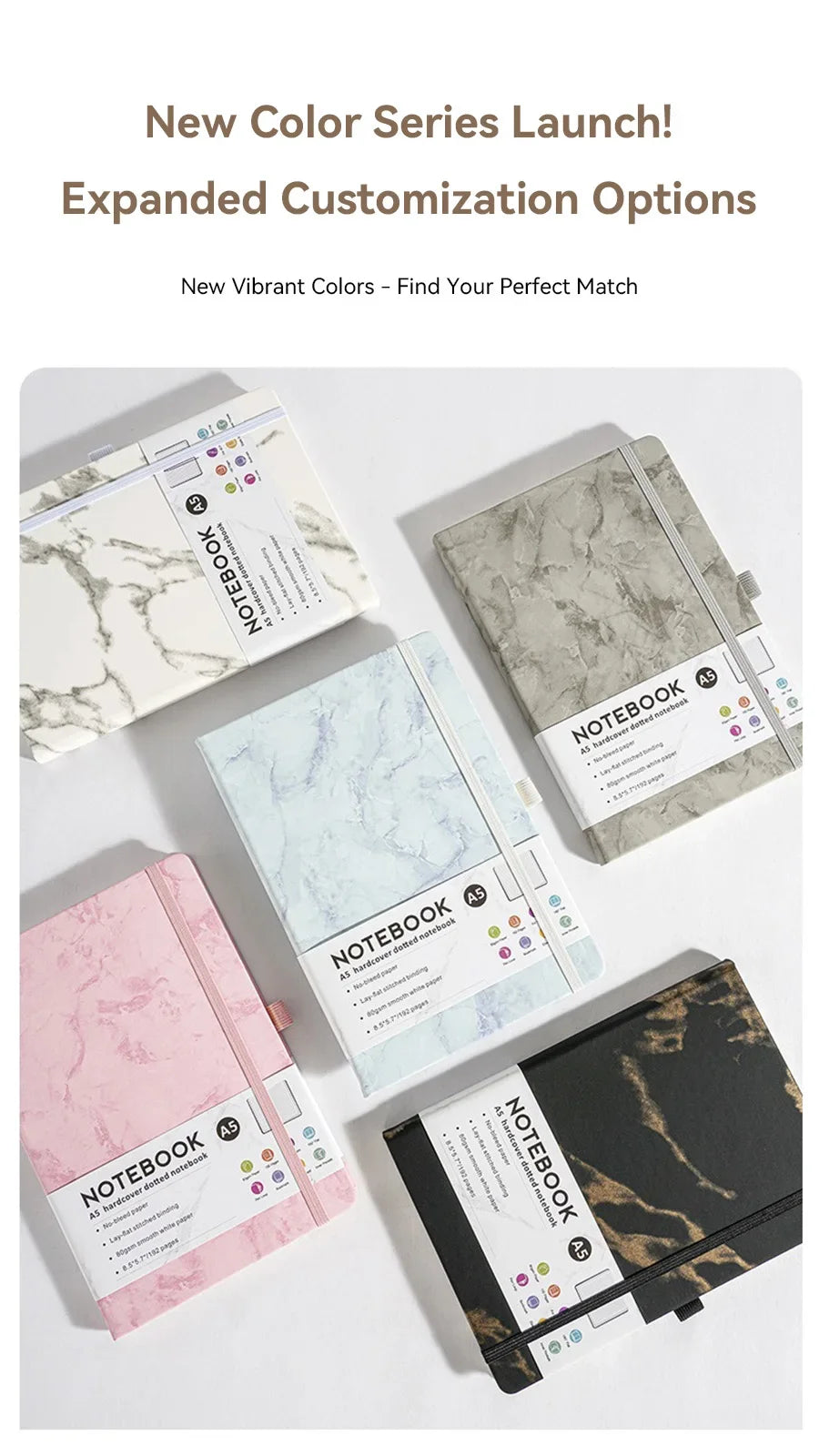 Hard Cover Sketchbook Strap Notebook A5 Lined Stationery Notebooks and Journals Diary Writing Pads Office School Supplies