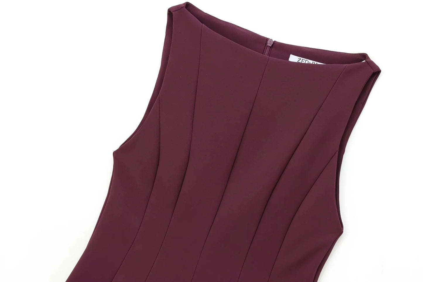 KONDALA Vintage Casual Chic  Women Dress Solid Sleeveless O-Neck Zipper Mini Dress New Fashion 2025 Spring Summer Female Dress