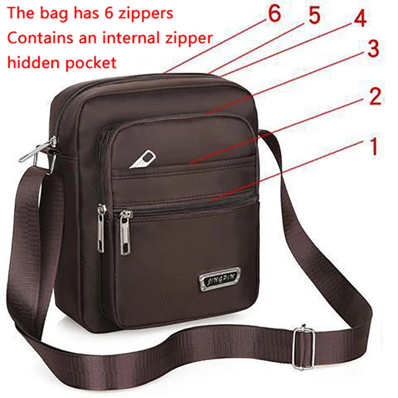 1Pieces Brand New Men Crossbody Bags Male Nylon Shoulder Bags Boy Messenger Bags Man Handbags Mountaineering Bag Christmas Gifts