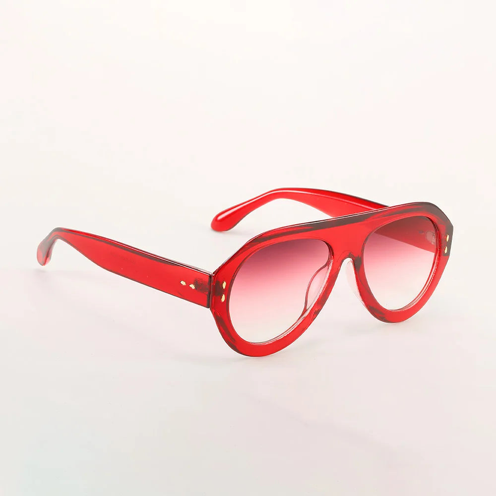 2025 New in Vintage Sunglasses for Women Modern Fashion Red Gradient Round Glasses Glasses Women Gift for Womens Sunglasses