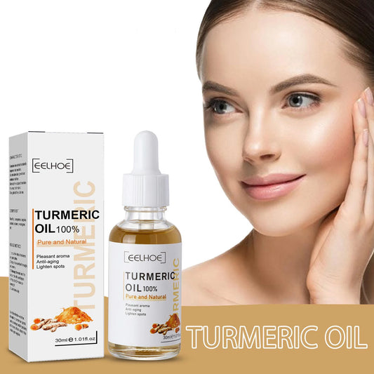 Turmeric Essence Serum Essential Oil Organic Moisturizing Smooth Skin Spot Reducing Fine Lines Turmeric Face Care Oil 30ml