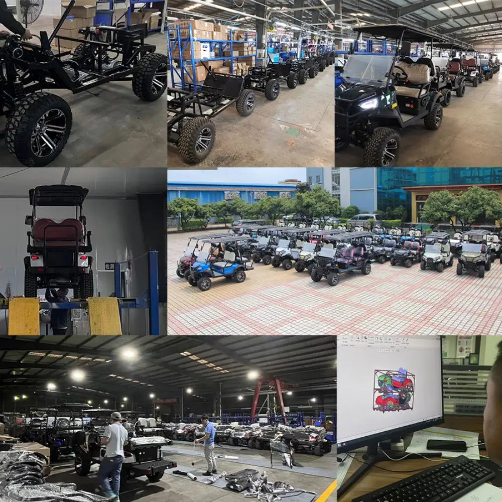 Street Legal Car 4 Wheel Club Club Car 4KW/5KW/7KW Motor Buggy Electric Golf Cart