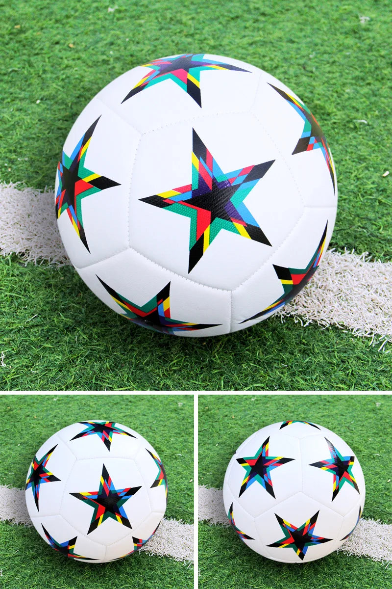 Soccer Balls Official Size 5 PU Material Seamless Match Training Football Goal Team Outdoor Professional Functional Training