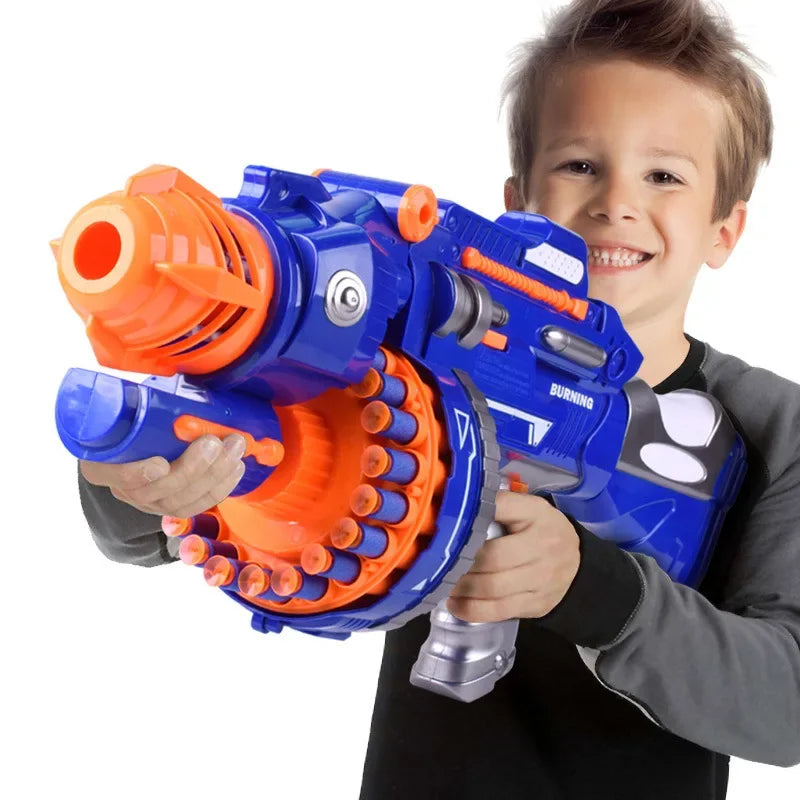 Toys Cool Nerfs Gun Children Electric Continuous Launch Electric Toy Boy Gun Military Firearms Series Soft Bullet Gun Sniper