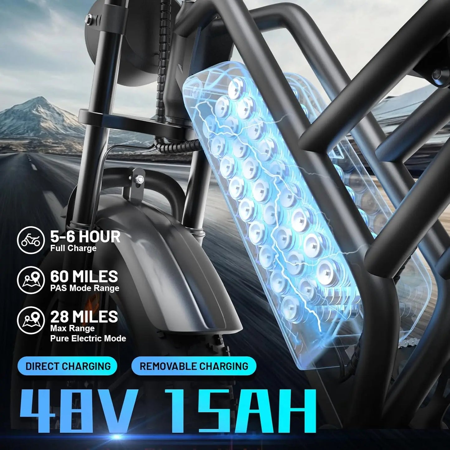 Electric Bike for Adults and Teens with 500W/750W/1500W Peak Motor, 14"/20"/26" E Bike with 48V Removable Battery,, Customized