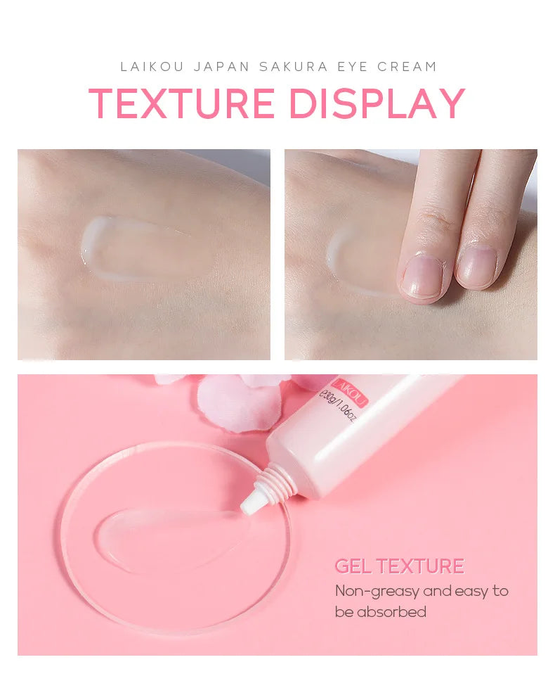 LAIKOU Sakura Facial Cleansing Skincare Set Moisturize Beauty Health Eye Mask Lip Mask Korean Facial Care Products Kit