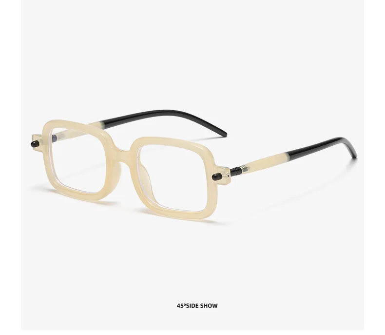 UVLAIK Myopia Optical Glasses Frame Men Women Retro Square Sunglasses Fashion Anti Blue Light Computer Goggles Eyglasses