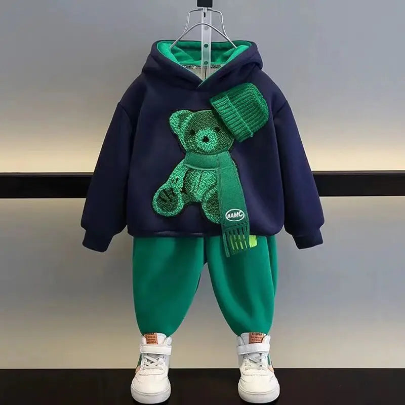2 3 4 5 6 7 8 9 Y Children's Autumn Set 2023 New Fashion Korean Edition Boys and Girls' Long Sleeve Sweater Pants Two Piece Set