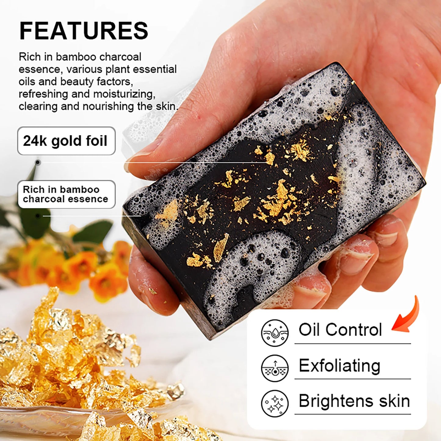 AILKE 24K Glod Flawlessly Skin Care Set, Whitening, Reduce Dark Spots, Pigmentation, Wrinkles, Moisturize, For All Skin Types