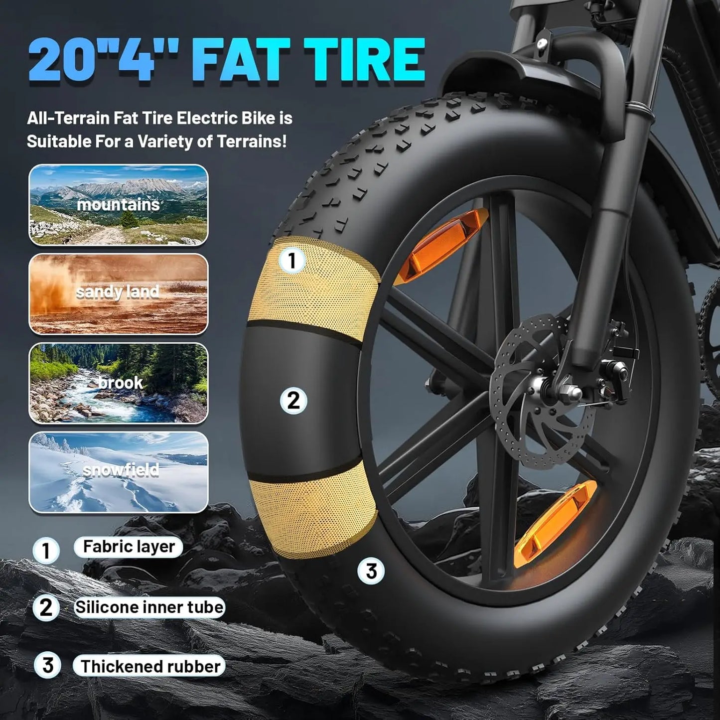 Electric Bike for Adults and Teens with 500W/750W/1500W Peak Motor, 14"/20"/26" E Bike with 48V Removable Battery,, Customized