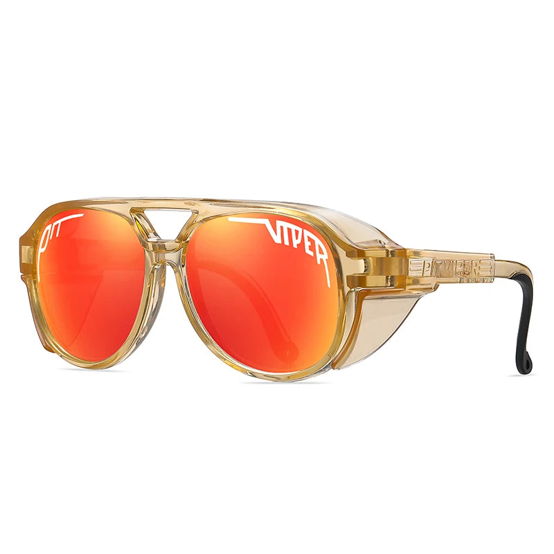 PIT VIPER Cycling Glasses for Men and Women, MTB Bicycle Eyewear, Road Bike Glasses, Windproof Sport Sunglasses, UV400