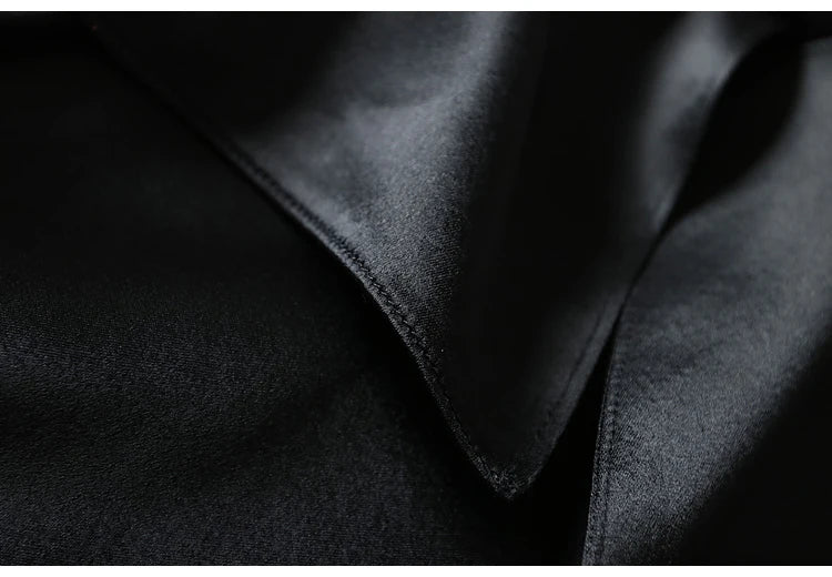 Lautaro Spring Autumn Long Soft Luxury Elegant Flowy Satin Acetate Trench Coat for Women High Quality Chic British Fashion 2022