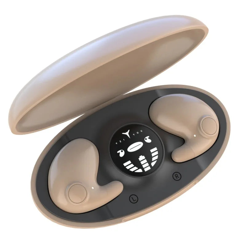 Sleep Invisible Stereo Headset IPX5 Waterproof Wireless Bluetooth Earphone Earbuds with Mic for Phone Bluetooth 5.3 Headphones