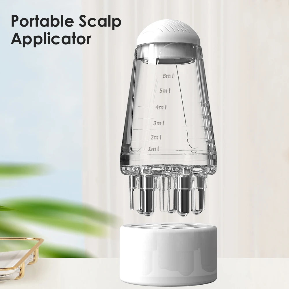 Scalp Applicator Head Massage Comb And 30ml Hair Essential Oil Hair Growth Products Medicine Liquid Applicator Massager Brush